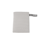 Ergobaby Aura Baby Wrap Carrier – Soft & Breathable Sling for Newborns, Lightweight Elastic Fabric for Womb-Like Comfort, Easy to Tie with Guiding Edge, Compact with Built-in Pouch, Ergonomic & Hip-Healthy, Birth - 12 Months, Grey Stripes