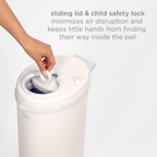 Ubbi Steel Odor Locking Diaper Pail