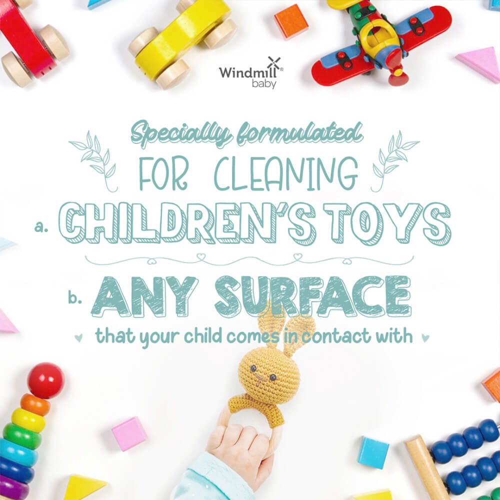 Windmill Baby Natural Toy and Multi Surface Cleaner - 450ml