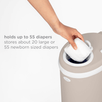 Ubbi Steel Odor Locking Diaper Pail