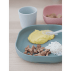 Beaba Silicone 4 Piece Baby Meal Set – Suction Plate, Suction Bowl, Anti-Slip Cup & 2nd Stage Spoon, Non-Slip, Unbreakable, Easy to Clean, BPA-Free Baby Feeding Set for Mess-Free Mealtime Essentials, 4M+
