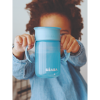 Beaba 360° Baby Learning Cup with Anti-Drip Disc, Patented Anti-Leak System, Dual handle & Spillproof Sippy Cup for Toddlers, Lightweight & Easy Grip Removable Handles, with Hygienic Lid, 340 ml, 12 Months+