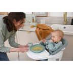 Beaba Silicone 4 Piece Baby Meal Set – Suction Plate, Suction Bowl, Anti-Slip Cup & 2nd Stage Spoon, Non-Slip, Unbreakable, Ergonomic Design, Easy to Clean, BPA-Free Baby Feeding Set for Mess-Free Mealtime Essentials, 4M+