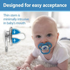Dr. Brown's Advantage Pacifier, Stage 2, Glow in the Dark, Blue Nature, 2-Pack (PA22004-P4.R1)