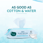 Mother Sparsh 99% Unscented Pure Water Baby Wipes - Pack of 2