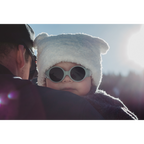 Beaba Newborn Sunglasses - 0-9 Months, Unbreakable Sunglasses for Infants, 100% UV Protection, CAT 4 Side Protection Optimal Comfort, Adjustable Elastic Headband, Birth - 9 Months