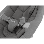 Nuna Leaf Grow Baby Bouncer|Sleek Design|Rock Solid Base with Motion Lock|3 Ergonomic Recline Positions|New Born to 60 kg - Granite