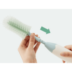 Momcozy Weaning Accessories Push-Press Design Bottle Brush Kit-Press Bubble Style Green