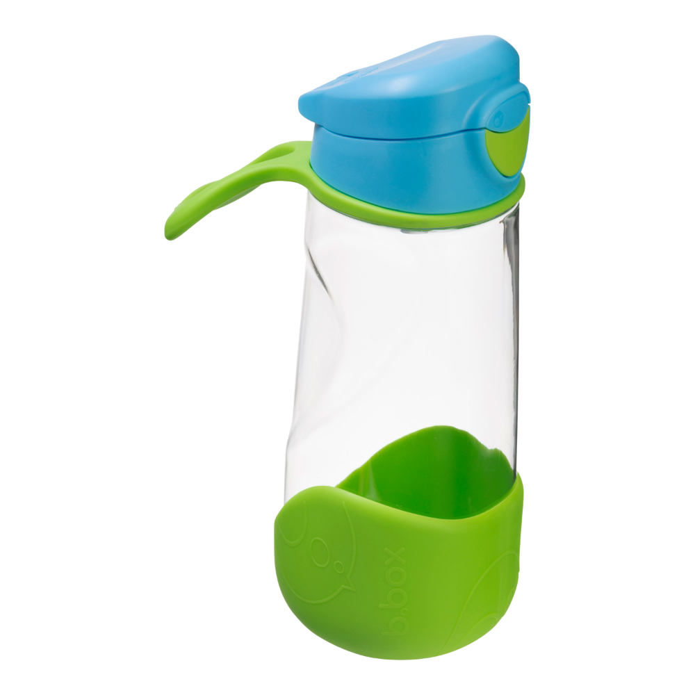 B.Box Flip Top Lid Spout Drink Bottle for kids - Leak Proof & Easy to Carry 450ml