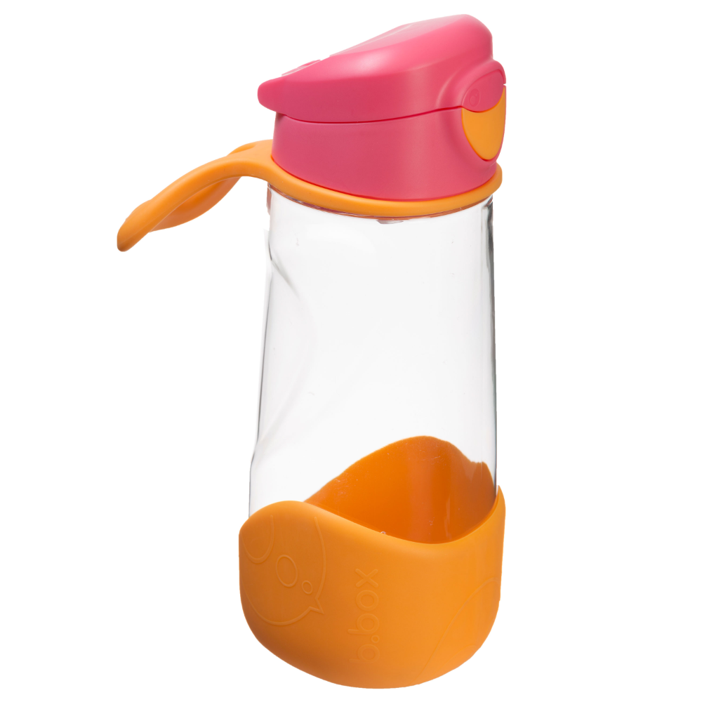 B.Box Flip Top Lid Spout Drink Bottle for kids - Leak Proof & Easy to Carry 450ml