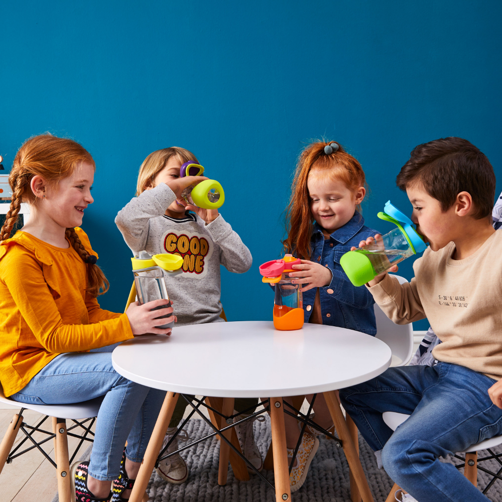 B.Box Flip Top Lid Spout Drink Bottle for kids - Leak Proof & Easy to Carry 450ml