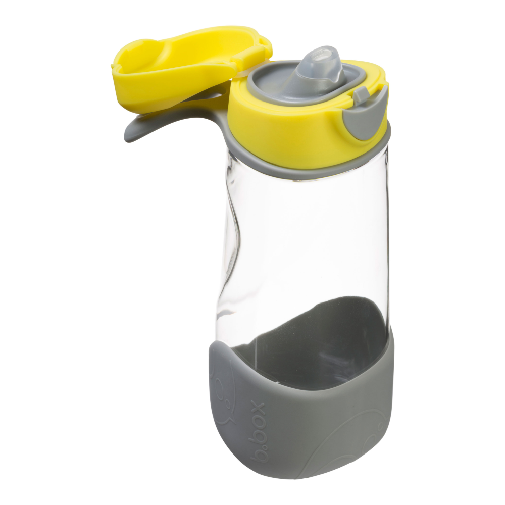 B.Box Flip Top Lid Spout Drink Bottle for kids - Leak Proof & Easy to Carry 450ml