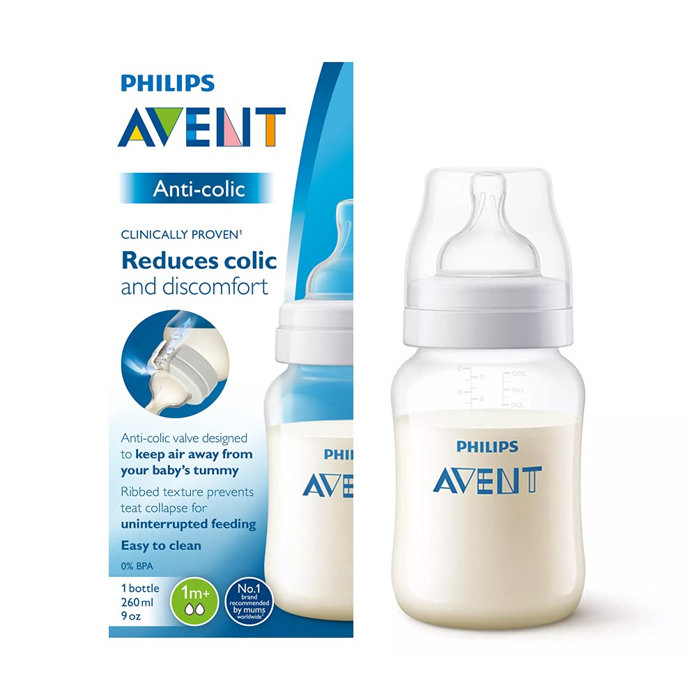 Philips Avent BPA Free Anti-Colic Baby Bottle - 260 ml