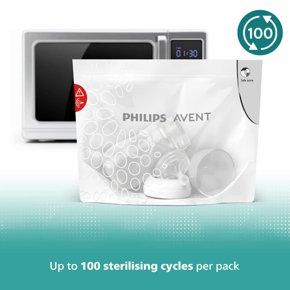 Philips Avent Microwave Sterilizing Bags - 5 count