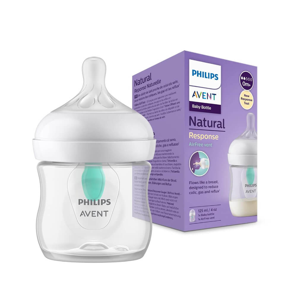 Philips Avent Natural Response Baby Bottle BPA Free with Airfree Vent