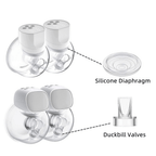 Momcozy Breastfeeding Access Silicone Diaphragm + Valve  for S9 Pro/S12 Pro - Transparent