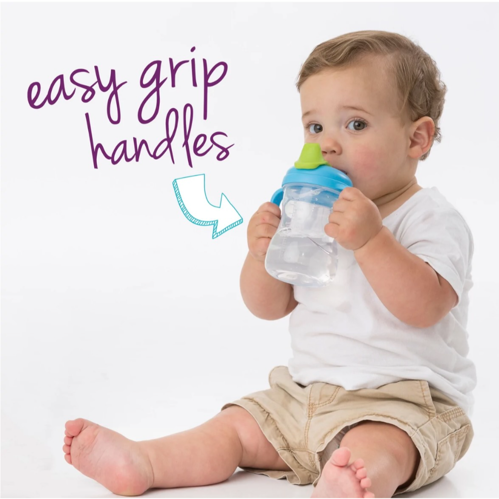 B.Box Soft Spout Sippy Cup (240ml) - Gentle Silicone Spout, Easy-Grip Handles & Leak-Proof Design