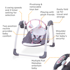 Mastela Deluxe Portable Swing