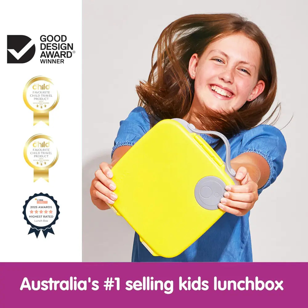 B.Box Leakproof Bento Style Big Lunchbox for Kids with 5 sections - ideal for School Lunch