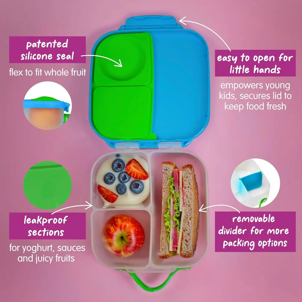 B.Box Leakproof Bento Style Mini Lunchbox for Kids- A Handy Option for Kids 1L Capacity