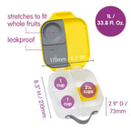B.Box Leakproof Bento Style Mini Lunchbox for Kids- A Handy Option for Kids 1L Capacity