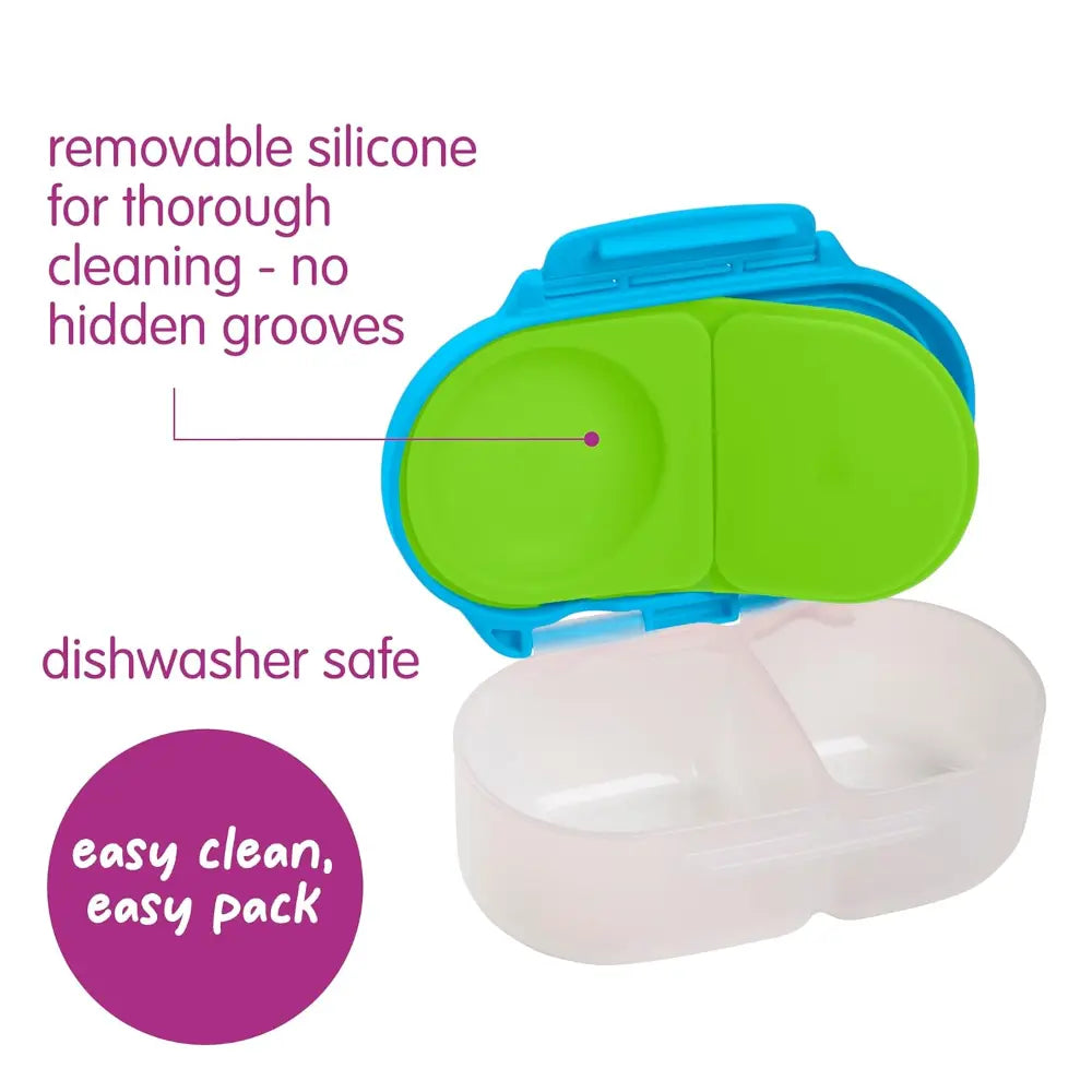 B.Box Leak Proof 2 sections Snackbox for Toddlers - Easy to Carry & BPA free