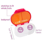 B.Box Leak Proof 2 sections Snackbox for Toddlers - Easy to Carry & BPA free