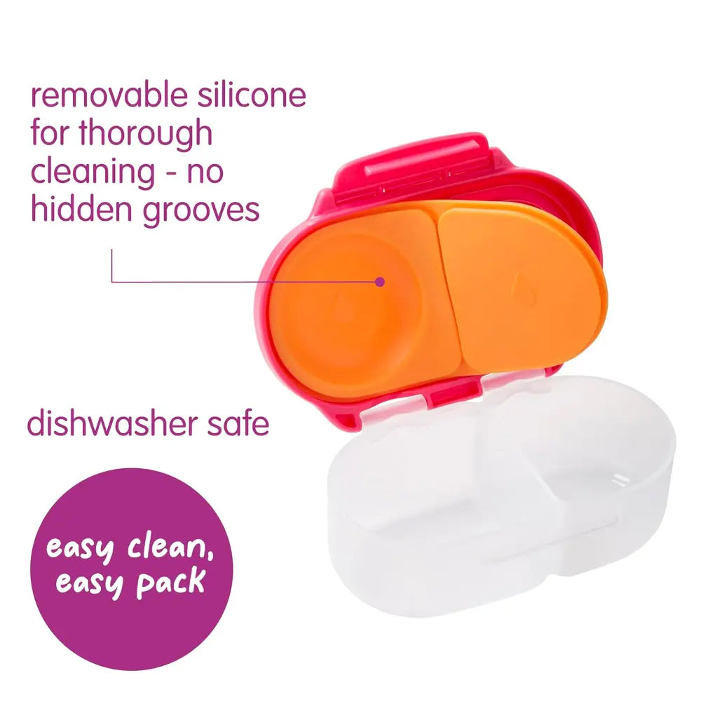 B.Box Leak Proof 2 sections Snackbox for Toddlers - Easy to Carry & BPA free