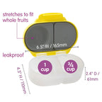 B.Box Leak Proof 2 sections Snackbox for Toddlers - Easy to Carry & BPA free