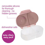 B.Box Leak Proof 2 sections Snackbox for Toddlers - Easy to Carry & BPA free