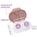 B.Box Leak Proof 2 sections Snackbox for Toddlers - Easy to Carry & BPA free
