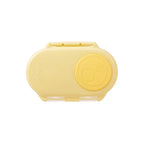 B.Box Leak Proof 2 sections Snackbox for Toddlers - Easy to Carry & BPA free - Lemon Twist Yellow
