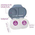 B.Box Leak Proof 2 sections Snackbox for Toddlers - Easy to Carry & BPA free