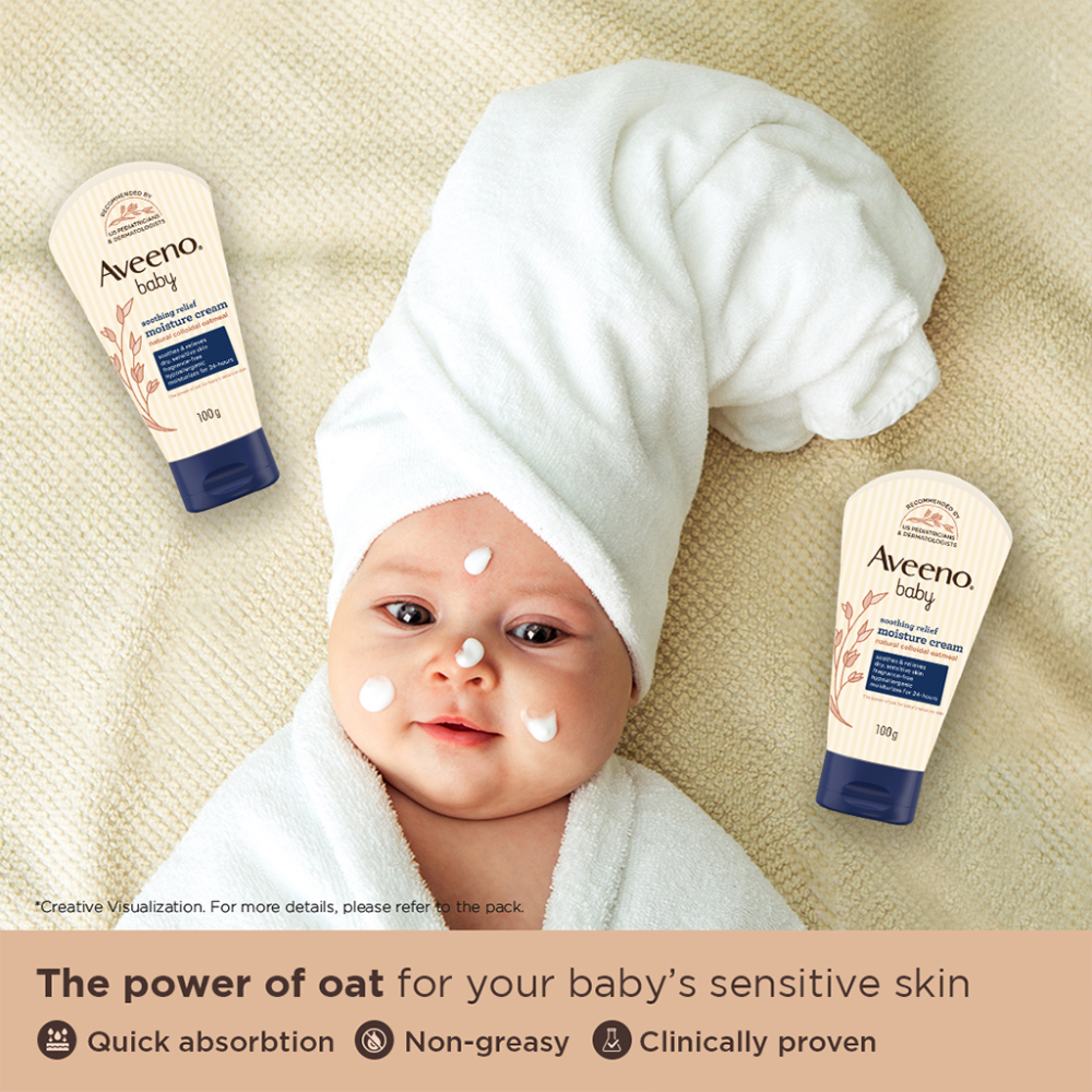 Aveeno Baby Soothing Relief Moisture Cream - 100gms
