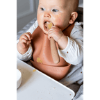 Beaba 1st Stage Soft Silicone Spoon - Set of 2, Baby Led Weaning Self Feeding Training Spoon with Ultra Soft Tip, Gum Friendly, Ergonomic Handles, Easy to clean, BPA Free, 4m+
