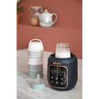 Beaba Multi Milk 5-in-1 Baby Bottle Warmer, Gentle Breast Milk Heating, Fast Steam Mode, Defrost & Baby Food Warmer with LED Display, Touch Screen & Adjustable Timer, Portable, 0m+
