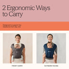 Ergobaby Embrace Newborn Baby Carrier, Soft, Cosy & Lightweight Newborn Ready Carrier, Ergonomic “M” Position, Padded Head & Neck Support, Adjustable Waistbelt & Cross Straps, 2 Carry Positions, Easy to Use, 3-11 Kgs, 0-12 Months, Soft olive