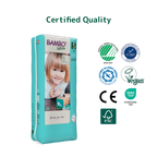 Bambo Nature Premium Baby Pants Diapers for Babies, XL Size (11-17 Kgs), Super Absorbent, Breathable, Extra Soft, Dermatologically Tested, Hypoallergenic Infant Nappies With Wetness Indicator