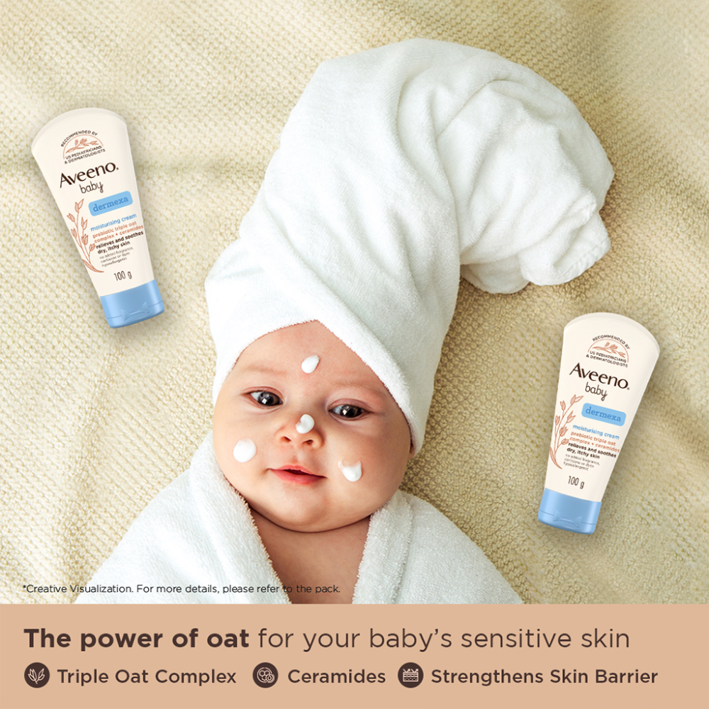 Aveeno Baby Dermexa Moisturising Cream - 100gms