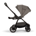 Nuna TRIV Next Reversible Seat Stroller with Flat Recline|Height Adjustable Handle Bar|All Terrain|All Wheel Suspension|One Hand Fold|Rain Cover & Post Adaptors|0 to 4Y (Upto 22Kg)-Granite