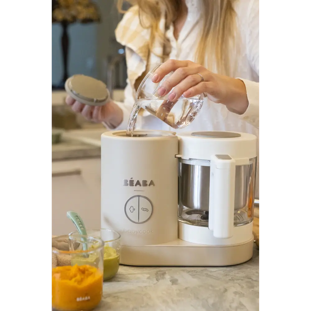 Beaba Babycook Neo-6 In 1 Baby Food Processor, Blender, Steamer, Cooker & Sterilizer, Portable Baby Food Cooker, Puree Maker and Warmer