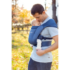 Ergobaby Embrace Newborn Baby Carrier, Soft, Cosy & Lightweight Newborn Ready Carrier, Ergonomic “M” Position, Padded Head & Neck Support, Adjustable Waistbelt & Cross Straps, 2 Carry Positions, Easy to Use, 3-11 Kgs, 0-12 Months, Blue