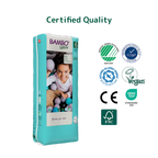 Bambo Nature Premium Baby Pants Diapers for Babies, XXL Size (15+ Kgs), Super Absorbent, Breathable, Extra Soft, Dermatologically Tested, Hypoallergenic Infant Nappies With Wetness Indicator