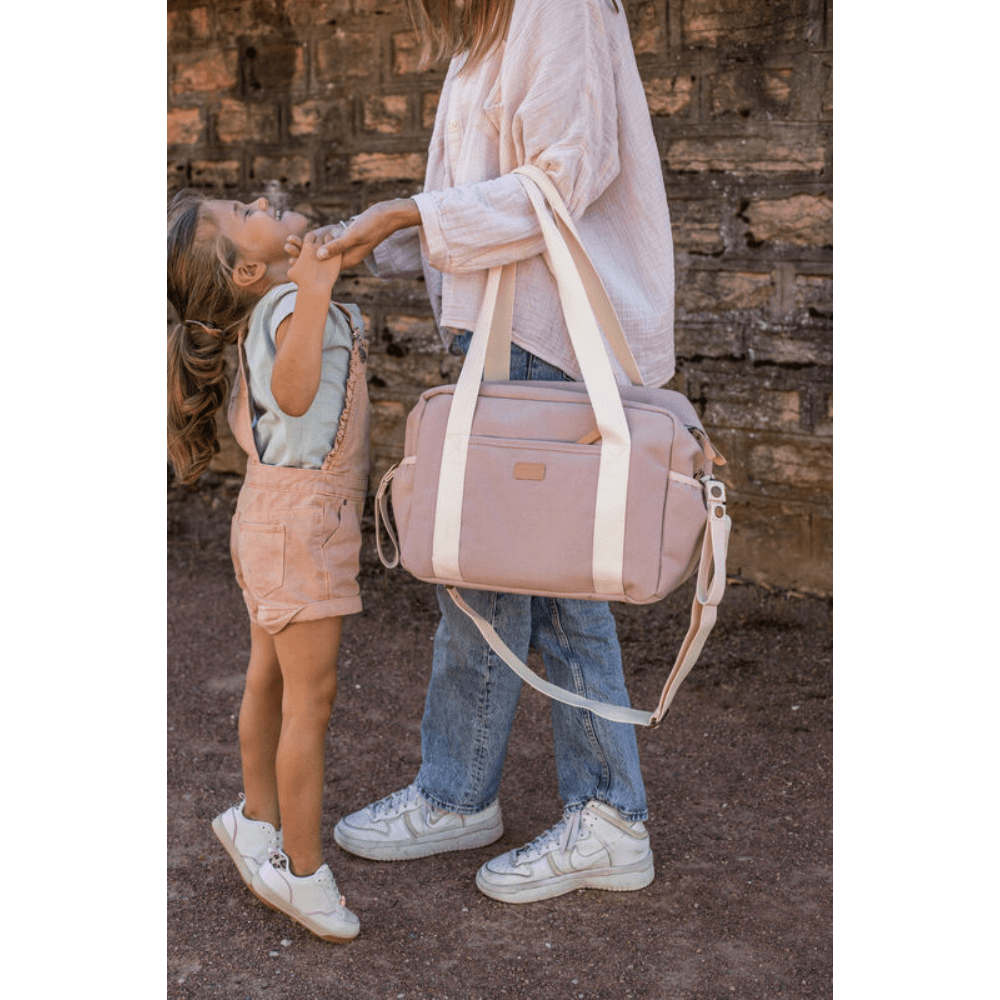 Beaba Paris Baby Diaper Bag – Multifunctional Travel baby Bag with Large Capacity, Multi-Pocket Organizer with Changing Pad, Insulated Bottle Pouch & Stroller Clips – Ideal for Moms & Dads On the Go