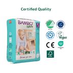 Bambo Nature Premium Baby Tape Diapers for Babies, XL Size (12-18 Kgs), Super Absorbent, Breathable, Extra Soft, Dermatologically Tested, Hypoallergenic Infant Nappies With Wetness Indicator