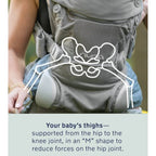 Nuna Cudl Clik Baby Carrier-4 Carry Positions-Innovative Leg Openings-For 0 to 3Y (Upto 16Kg) - Caviar
