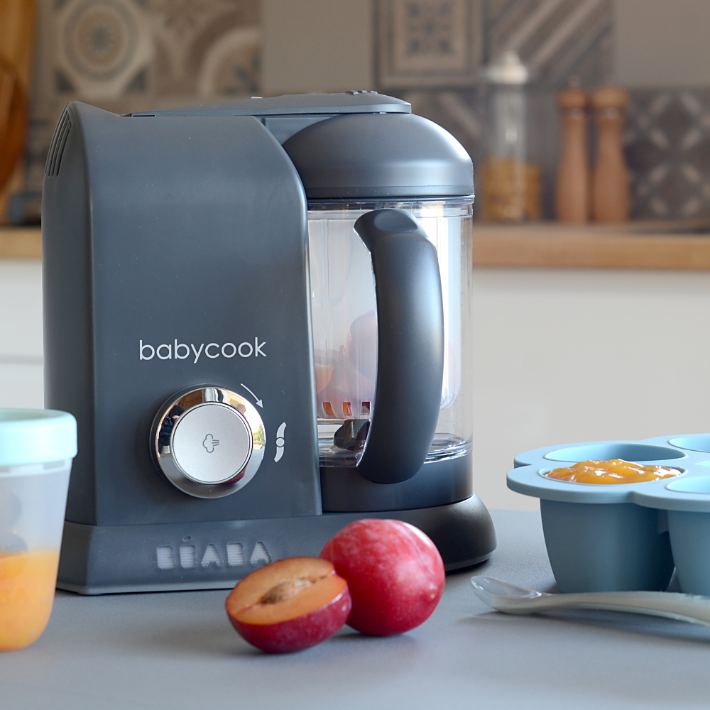 Beaba Babycook Solo Multi-functional Baby Food Processor. Blender, Steamer, Cooker & Sterilizer, Portable Baby Food Cooker, Puree Maker and Warmer