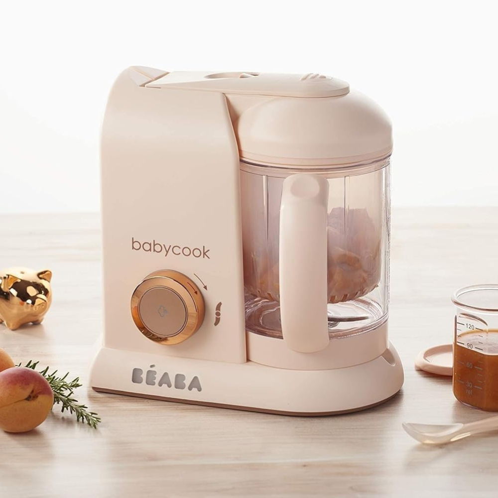 Beaba Babycook Solo Multi-functional Baby Food Processor. Blender, Steamer, Cooker & Sterilizer, Portable Baby Food Cooker, Puree Maker and Warmer