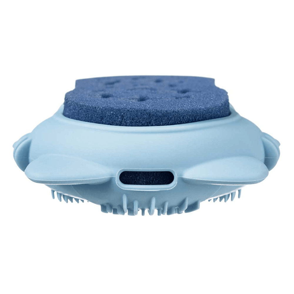 B.Box Soft Silicone Bath Brush for New Born Baby - Soft Bristles for Easy Cradle Cap Care