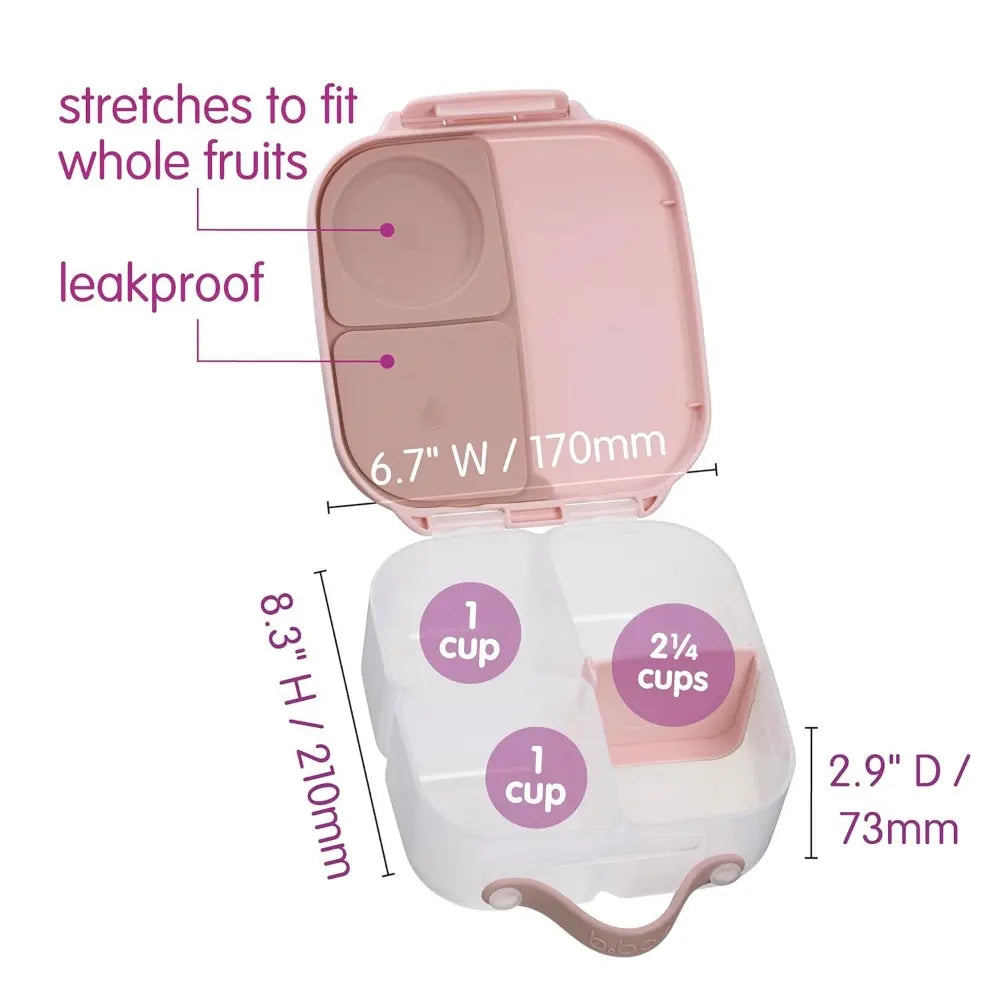 B.Box Leakproof Bento Style Mini Lunchbox for Kids- A Handy Option for Kids 1L Capacity